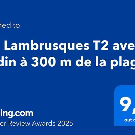Les Lambrusques T2 Avec Jardin A 300 M De La Plage Cavalaire-sur-Mer Ngoại thất bức ảnh